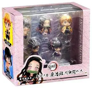 Megahouse: Demon Slayer: Kimetsu no Yaiba - Tanjiro & Friends Mascot Box of 5 Figures