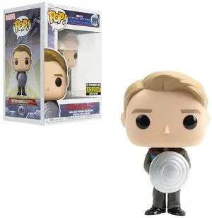 Funko POP! Captain America: The First Avenger - Captain America with Prototype Shield Vinyl Figure #999 Entertainment Earth Exclusive
