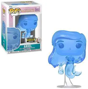 Funko POP! The Little Mermaid - Ariel (Blue Translucent) Vinyl Figure #563 Entertainment Earth Exclusive