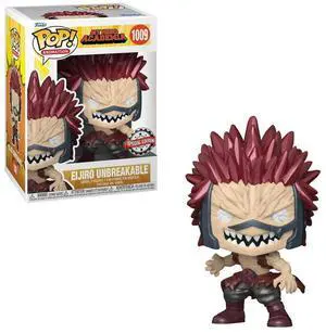Funko POP! My Hero Academia - Eijiro Kirishima Unbreakable (Metallic) Vinyl Figure #1009 Special Edition Exclusive