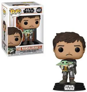 Funko POP! Star Wars: The Mandalorian - The Mandalorian with Grogu Vinyl Figure #461