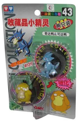 TOMY: Pokemon Monster Collection - Golduck and Psyduck #43