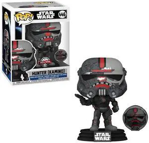 Funko POP! Star Wars: The Bad Batch - Hunter Kamino with Pin Vinyl Figure #446 Special Edition Exclusive