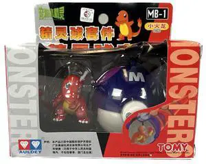 TOMY: Pokemon Monster Collection - Master Ball and Charmander Figure #MB-1