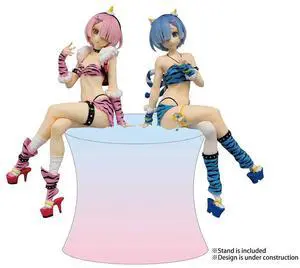 FuRyu: Re:Zero Starting Life in Another World - Rem & Ram (Demon Costume Ver.) Noodle Stopper