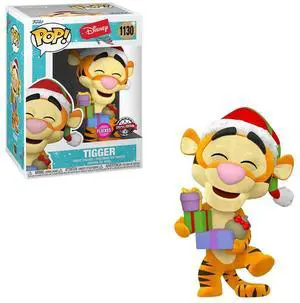 Funko POP! Disney: Holiday - Tigger (Flocked) Vinyl Figure #1130 Special Edition Exclusive