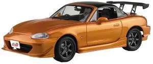 Aoshima: 1/24 Initial D - Omiya Satoshi NB8C Roadster Scale Model Kit #16