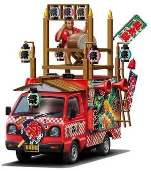 Aoshima: 1/24 Catering Machine Danjiri Fighter Scale Model Kit #02