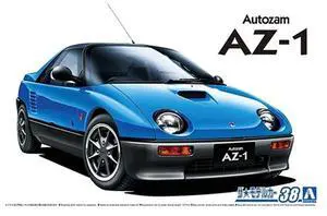 Aoshima: 1/24 Mazdaspeed PG6SA AZ-1 '92 (Mazda Blue) Scale Model Kit #38