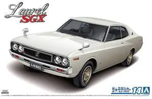 Aoshima: 1/24 Nissan KHC130 Laurel HT 2000SGX '72 Scale Model Kit #14