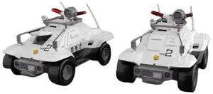 Aoshima: 1/43 Mobile Police Patlabor Type 98 Commnad Vehicle Set of 2 Scale Model Kit