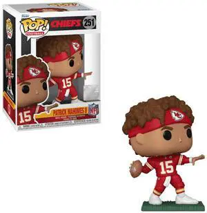 Funko POP! NFL: Chiefs - Patrick Mahomes II in Red Headband Vinyl Figure #251