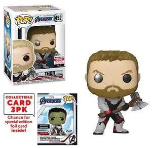 Funko POP! Avengers: Endgame - Thor with Collector Cards #452 - Entertainment Earth Exclusive