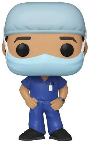 Funko POP! Heroes: Front Line Workers - Male (Blue Scrub) Vinyl Figure