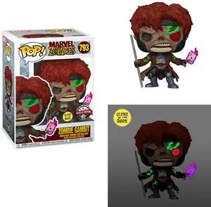 Funko POP! Marvel Zombies - Zombie Gambit (Glow in the Dark) Vinyl Figure #793 Special Edition Exclusive
