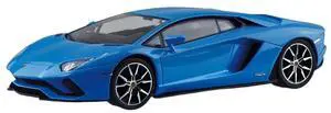 Aoshima: 1/32 The Snap Kit Lamborghini Aventador S (Pearl Blue) Scale Model Kit #12-E