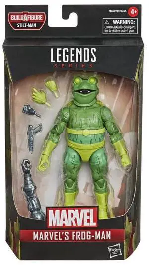Spider-Man Marvel Legends - Frog-Man 6-Inch Action Figure (Stilt-Man Build-A-Figure)