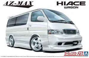 Aoshima: 1/24 AZ-MAX KZH100 Hiace Wagon '99 (Toyota) Scale Model Kit #25