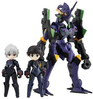 Megahouse: Evangelion: New Theatrical Edition - Desktop Army Shinji Ikari, Kaworu Nagisa and EVA-13