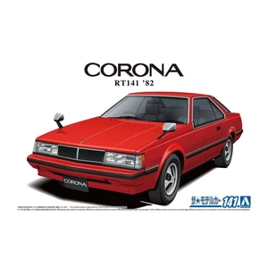 Aoshima: 1/24 Toyota RT141 Corona Hardtop 2000GT '82 Scale Model Kit #141 Aoshima: 1/24 Toyota RT141 Corona Hardtop 2000GT '82 Scale Model Kit #141