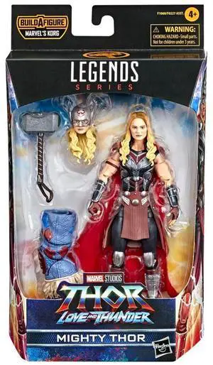 Marvel Legends: Thor: Love and Thunder - Mighty Thor 6-Inch Action Figure (Korg Build-A-Figure)