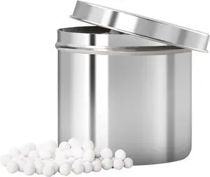 2 LBS Baking Pie Weights Ceramic Pie Crust Weights 10mm Reusable Natural Ceramic Stoneware With a Stainless Steel Cans