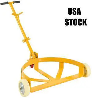 LOYISIKE US Stock 55 Gallon Drum Dolly 1200lbs Capacity Oil Barrel Drum Roller Hand Cart