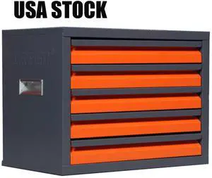 US Stock 5 Drawers Milling Cutter & Drill Bit Storage Cabinet 7 Drawer Divider