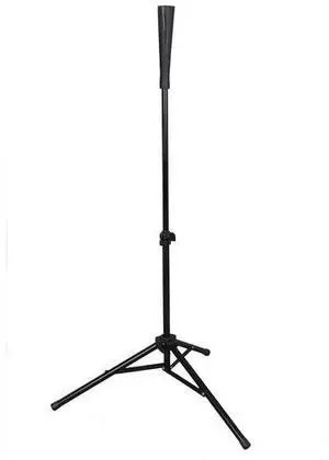 Baseball and Softball Portable Travel Batting Tee Stable Tripod Base Black