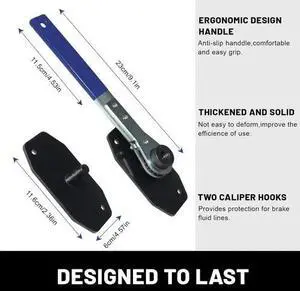 Portable Car Ratchet Brake Piston Wrench Spreader Caliper Pad Install Tool Press Portable Car Ratchet Brake Piston Wrench Spreader Caliper Pad Install Tool Press