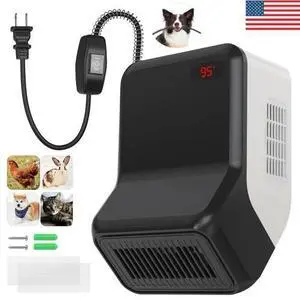 Chicken Coop Heater Dog House Heat Radiant Space Heater Wall Mount 95-100.4°F Chicken Coop Heater Dog House Heat Radiant Space Heater Wall Mount 95-100.4°F