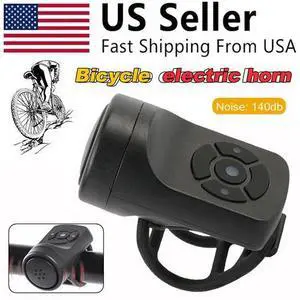 Bike Loud Horn 140Db Bicycle Handlebar Alarm Ring Bell USB Charging Cycling Kit Bike Loud Horn 140Db Bicycle Handlebar Alarm Ring Bell USB Charging Cycling Kit