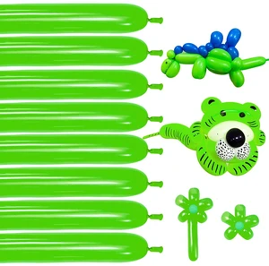 Green 260 Balloons for Twisting Balloon Animal, Long Skinny Balloons for Modelling, Green Magic Balloon Animal Kit for Weddings Birthdays Party Decorations,100Pcs Green 260 Balloons for Twisting Balloon Animal, Long Skinny Balloons for Modelling, Green Magic Balloon Animal Kit for Weddings Birthdays Party Decorations,100Pcs
