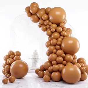 Tan Balloons 129pcs Different Sizes Pack of 18 12 10 5 Inch | Latex Boho Neutral Light Brown Coffee Balloon Garland Kit for Wedding Baby Shower Jungle Safari Fall Birthday Bear Party Tan Balloons 129pcs Different Sizes Pack of 18 12 10 5 Inch | Latex Boho Neutral Light Brown Coffee Balloon Garland Kit for Wedding Baby Shower Jungle Safari Fall Birthday Bear Party