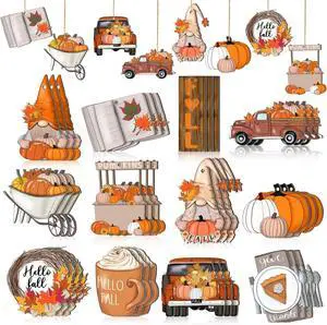 12PcsFall Thanksgiving Wooden Hanging Ornaments Cute Pumpkin Gnome Tree Decorations Autumn Maple Leaf Hanging Decor for Thanksgiving Home 12PcsFall Thanksgiving Wooden Hanging Ornaments Cute Pumpkin Gnome Tree Decorations Autumn Maple Leaf Hanging Decor for Thanksgiving Home