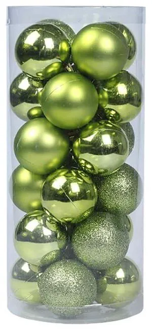 Christmas Tree Ornaments Balls - Pack of 24pcs Shatterproof Christmas Ball Ornaments Xmas Bulbs Decorations Set for Xmas Tree Balls Decorative Hanging Ornament Green Christmas Tree Ornaments Balls - Pack of 24pcs Shatterproof Christmas Ball Ornaments Xmas Bulbs Decorations Set for Xmas Tree Balls Decorative Hanging Ornament Green