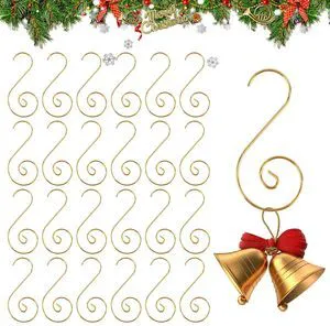 Ornament Hooks, Gold Christmas Ornament Hangers, 100 Pcs Christmas Ornament Hooks, Metal Hooks for Ornaments, Metal Wire Ornaments Hooks Anchors for Xmas Tree Xmas Balls Party Decorations Ornament Hooks, Gold Christmas Ornament Hangers, 100 Pcs Christmas Ornament Hooks, Metal Hooks for Ornaments, Metal Wire Ornaments Hooks Anchors for Xmas Tree Xmas Balls Party Decorations