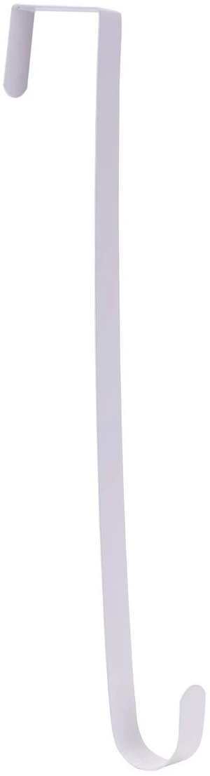 15" Wreath Hanger for Front Door, Over the Door Wreath Hook | No drilling or screws. Protects doors, closes normally, holds 22 lbs for holiday & seasonal décor. White,1 Pack 15" Wreath Hanger for Front Door, Over the Door Wreath Hook | No drilling or screws. Protects doors, closes normally, holds 22 lbs for holiday & seasonal décor. White,1 Pack