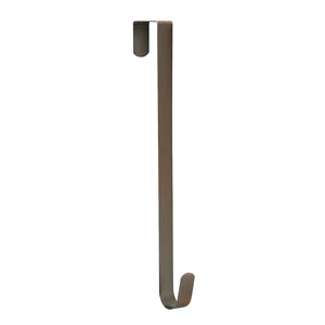 15" Wreath Hanger for Front Door, Over the Door Wreath Hook | No drilling or screws. Protects doors, closes normally, holds 22 lbs for holiday & seasonal décor.Brushed Copper,1 Pack 15" Wreath Hanger for Front Door, Over the Door Wreath Hook | No drilling or screws. Protects doors, closes normally, holds 22 lbs for holiday & seasonal décor.Brushed Copper,1 Pack