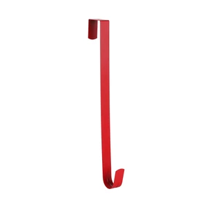 15" Wreath Hanger for Front Door,Sturdy Steel Wreath Door Hanger,Over The Door Hanger Hook (Red,1) 15" Wreath Hanger for Front Door,Sturdy Steel Wreath Door Hanger,Over The Door Hanger Hook (Red,1)