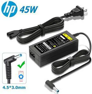 LOT 45W AC Adapter Charger for HP Laptop 19.5V 2.31A Power Supply Cord 4.5*3.0mm