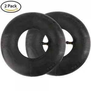 TWO 410/350-4 4.10/3.50-4 4.10-4 410-4 3.50-4 350-4 TIRE INNER TUBE RUBBER VALVE