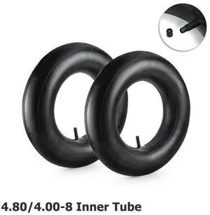 2Pcs 4.80/4.00-8 Inner Tube 4.00-8 4.80-8 480/400-8 Wheel barrow Tillers Tires