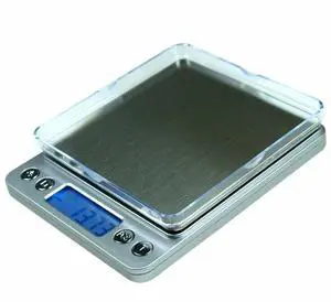 2000g x 0.1g Digital Scale Portable Precision Scale with Trays & PCS Counting
