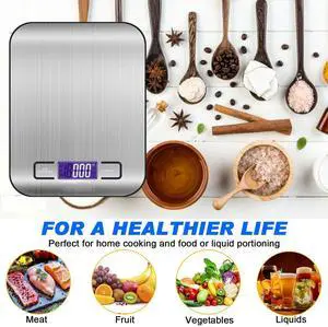 Digital Food Scale, 22lb Kitchen Scales Grams & Ounces For Weight Loss , Cooking
