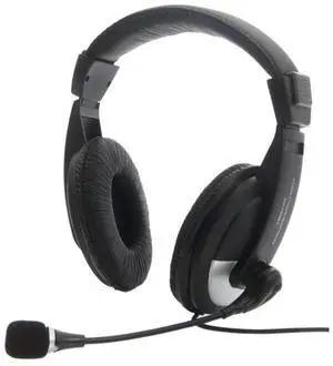 New Skype Headset Headphones with Microphone for PC Gaming 3.5mm Audio Speaker