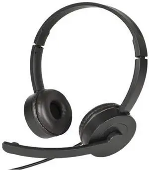 USB On-Ear Headset Fold-Away Noise Canceling Microphone & Inline Controls