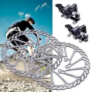 160 mm Bike Disc Brake Front & Rear Disc Rotor Brake Kit for Mountain Bicycle