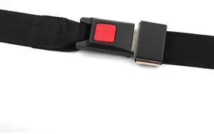 2Pack Universal Lap Seat Belt 2 Point Adjustable Retractable Car Single Seat Lap