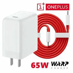 Fit For OnePlus 9/10Pro Nord 7T 8TPro Charger Warp Charger+Type-C Cable 65W